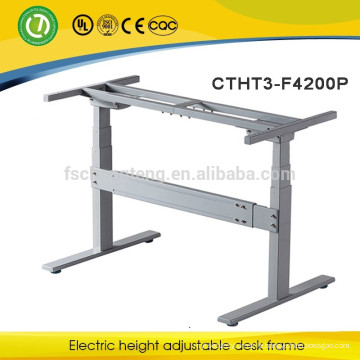 Height adjustable lift table with telescopic size for study